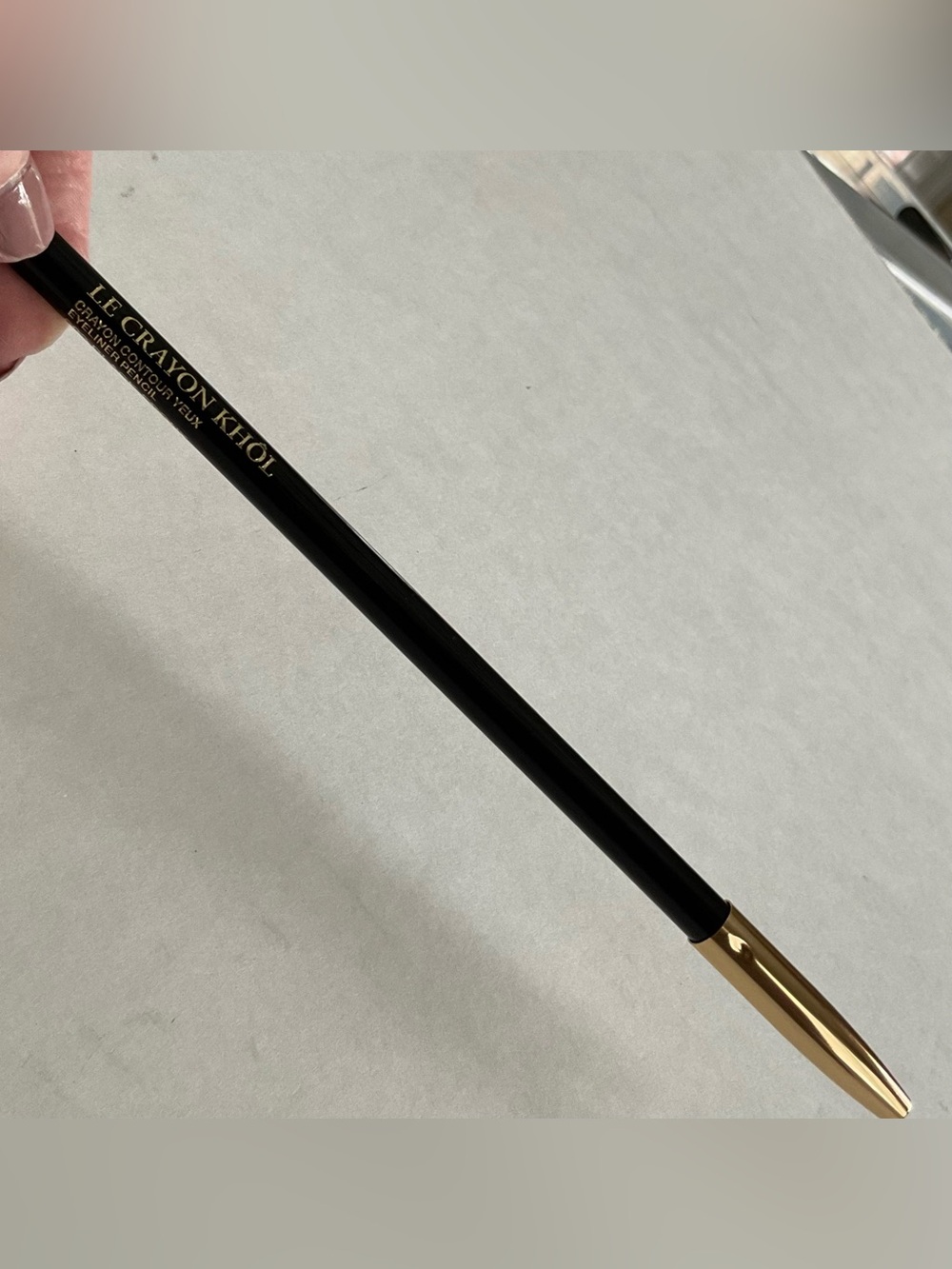 Lancome Le Crayon Khôl Black Ebony Eye Liner Pencil~Full Size~New